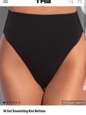 TA3 high cut bikini bottom black XL
